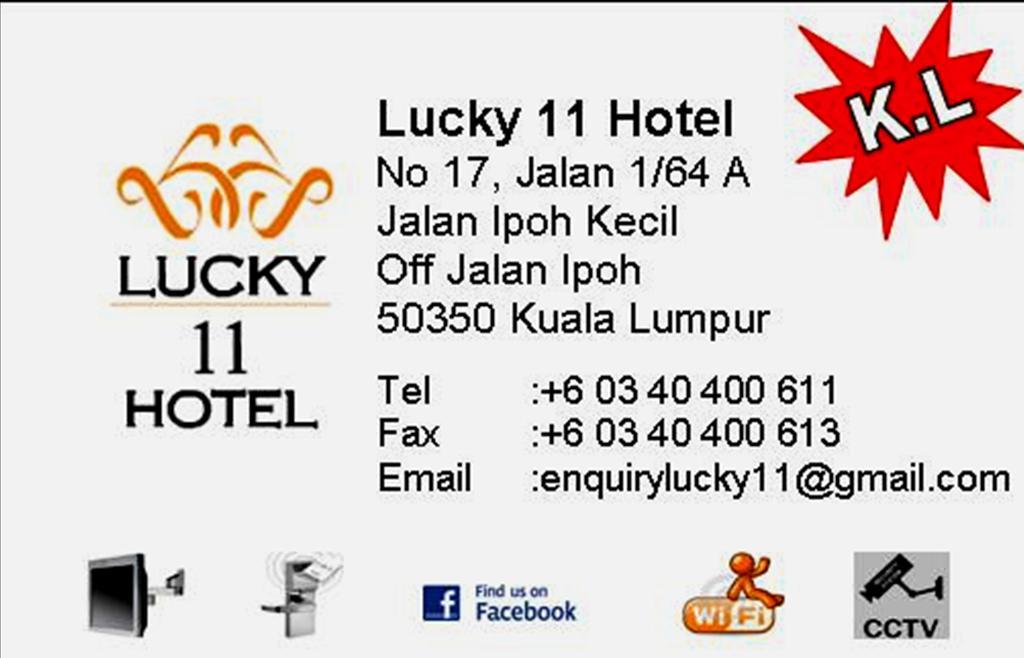 Lucky 11 Hotel Kuala Lumpur Bagian luar foto